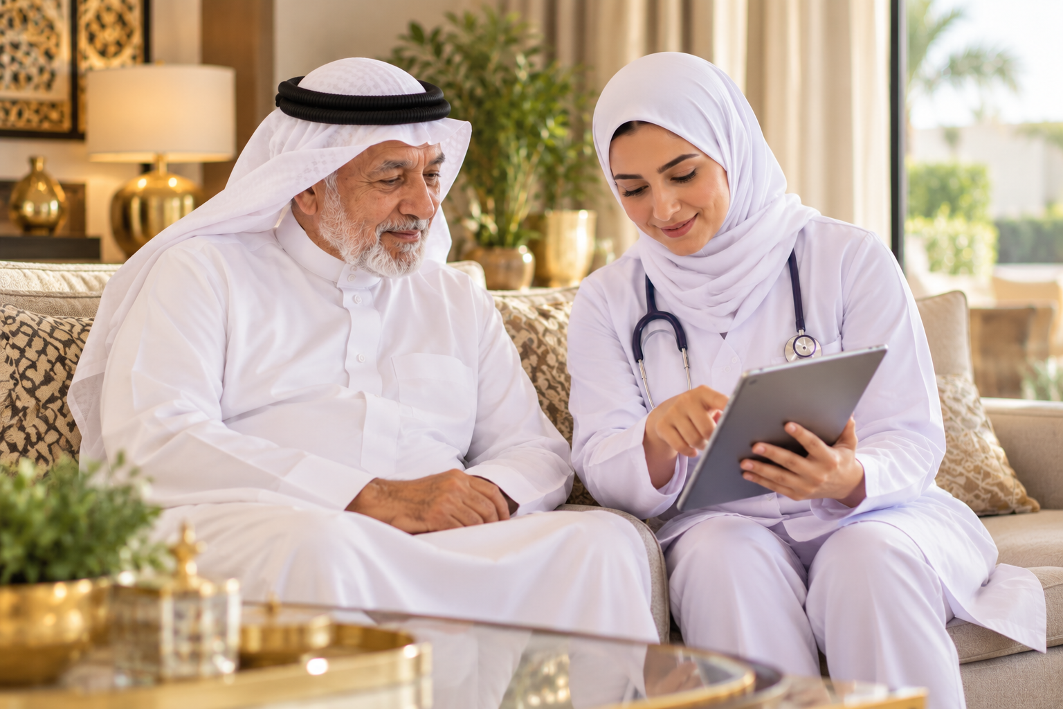 Home healthcare consultation